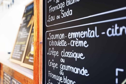 Des menus adaptés à vos besoins